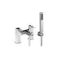 Abode Zeal Deck Mounted Bath Shower Mixer with Shower Handset Chrome AB1284 - 0