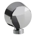 Abode Euphoria Circular Wall Outlet - Chrome AB2420 - 0