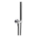 Abode Euphoria Circular Wall Outlet Handset & Bracket Set - Chrome AB24522 - 0
