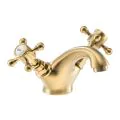 Abode Sentiment Basin Monobloc Mixer Brushed Brass AB2691 - 0
