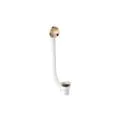 Abode Euphoria Bath Overflow Filler & Clicker Waste Antique Brass AB27222 - 0