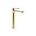 Abode Aquip Tall Basin Mixer Brushed Brass AB2841 - 0