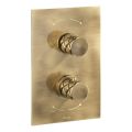 Abode Kite Concealed Shower (2 Exit) - Antique Brass AB4573 - 0