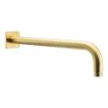 Abode Uno Wall Shower Arm - Brushed Brass AB4662 - 0