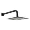 Abode Uno 200x200mm Shower Head - Matt Black AB4701 - 0