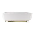 Abode Cava Tablet Basin Plinth - Brushed Brass ABX1152 - 1