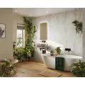 Abode Tableau 600mm Basin Shelf & Brackets - Pebble Grey ABS1002 - 3