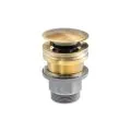 Abode Uno Basin Clicker Waste Universal Antique Brass ABX1013 - 0