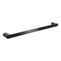 Abode Uno Single Towel Rail - Matt Black ABX1102 - 0