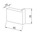 Abacus Pure Robe Hook Chrome ACBX-20-2402 - 1