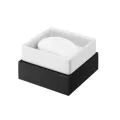 Abacus Pure Soap Dish & Holder Matt Black ACBX-205-2202 - 0