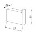 Abacus Pure Robe Hook Matt Black ACBX-205-2402 - 1
