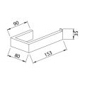 Abacus Pure Toilet Roll Holder Brushed Nickel ACBX-207-2802 - 1