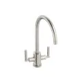 Abode Atlas Monobloc Mixer Tap Brushed Nickel AT1054 - 0