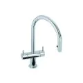 Abode Hesta Mixer Tap w/Pull Out Chrome AT1205 - 0