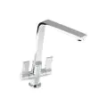 Abode Linear Flair Monobloc Mixer Tap Chrome AT1220 - 0