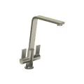 Abode Linear Flair Monobloc Mixer Tap Brushed Nickel AT1221 - 0