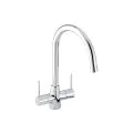 Abode Nexa Monobloc Mixer Tap Chrome AT1222 - 0