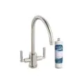 Abode Atlas Monobloc Aquifier Mixer Tap Brushed Nickel AT2004 - 0