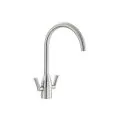 Abode Airo Monobloc Mixer Tap Stainless Steel AT2075 - 0