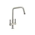 Abode Hex Monobloc Mixer Tap Brushed Nickel AT2091 - 0