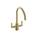 Abode Atlas Monobloc Mixer Tap Brushed Brass AT2096 - 0