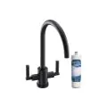 Abode Atlas Monobloc Aquifier Mixer Tap Matt Black AT2099 - 0