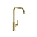 Abode Althia Single Lever Mixer Tap Brushed Brass AT2103 - 0