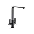 Abode Quantic Monobloc Kitchen Mixer Tap Matt Black AT2105 - 0