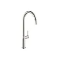 Abode Tubist Single Lever Kitchen Mixer Tap Brushed Nickel AT2127 - 0