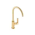 Abode Globe Single Lever Mixer Tap Brushed Brass AT2148 - 0