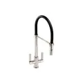 Abode Globe Professional Mixer Tap Brushed Nickel AT2151 - 0