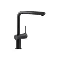 Abode Fraction Single Lever Mixer Tap Matt Black AT2155 - 0