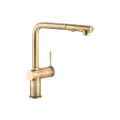 Abode Fraction Pull-Out Mixer Tap Antique Brass AT2158 - 0