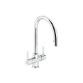 Abode Zest Monobloc Pull-Out Kitchen Mixer Tap Chrome AT2164 - 0