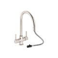 Abode Zest Monobloc Pull-Out Kitchen Mixer Tap Brushed Nickel AT2165 - 1