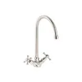 Abode Burford Monobloc Mixer Tap Brushed Nickel AT2171 - 0