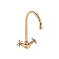 Abode Burford Monobloc Mixer Tap Antique Brass AT2172 - 0