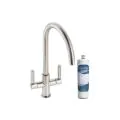 Abode Globe Aquifier Mixer Tap Brushed Nickel AT2174 - 0