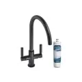 Abode Globe Aquifier Mixer Tap Matt Black AT2176 - 0