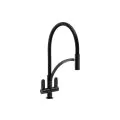 Abode Genio Monobloc Semi-Professional Mixer Tap Matt Black AT2183 - 0