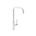 Abode Althia Single Lever Mixer Tap Matt White AT2207 - 0