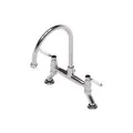 Abode Oxbury Bridge Mixer Tap Chrome AT2223 - 0