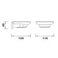 Abacus Essentials Orbit Soap Dish & Holder ATAC-BX10-2202 - 1