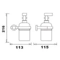 Abacus Essentials Orbit Soap Dispenser & Holder ATAC-BX10-2206 - 1