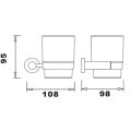 Abacus Essentials Orbit Tumbler Holder & Cup ATAC-BX10-3202 - 1