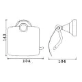 Abacus Essentials Classic Toilet Roll Holder ATAC-BX12-2802 - 1
