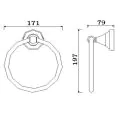 Abacus Essentials Classic Towel Ring ATAC-BX12-3002 - 1