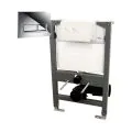Abacus Essentials Wall Mounted 0.82m WC Frame with Dual Flush Cistern & Trend Press Panel ATFR-KT05-0582 - 0