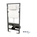 Abacus Essentials Wall Mounted 1.14m WC Frame with Dual Flush Cistern ATFR-WC05-1140 - 0